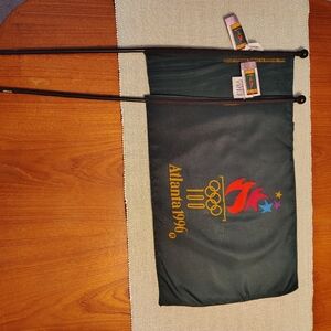 1996 Atlanta Olympic Flag. Bundle Of 2
